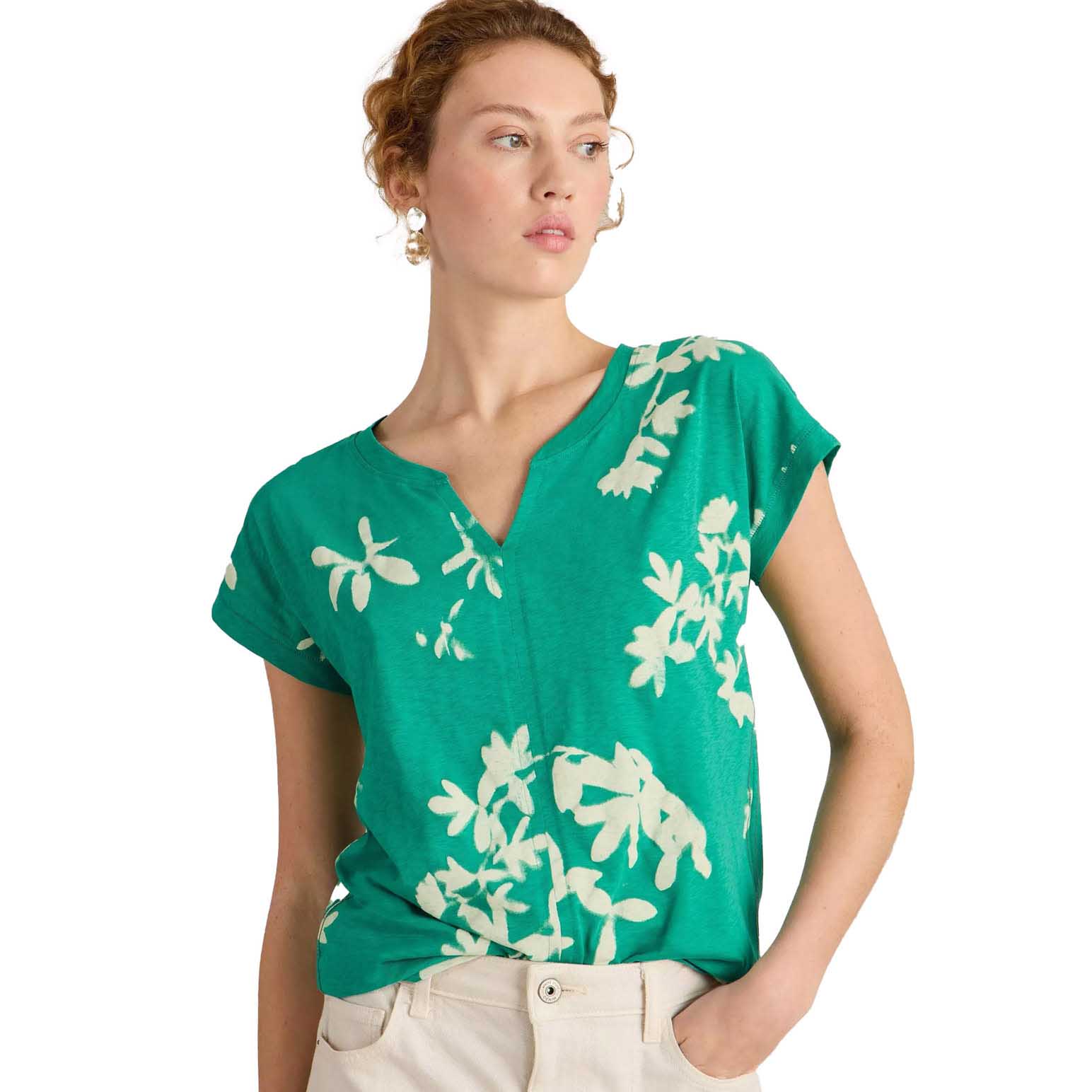 White Stuff Nelly Notch Neck Tee